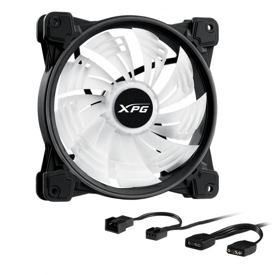 Ventilator XPG Hurricane ARGB 140 PWM Black VEXPHURR140PWMBK