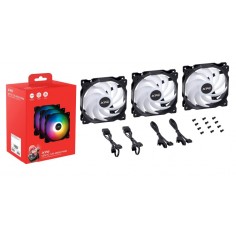 Ventilator XPG Vento ARGB 120 PWM Black Triple pack VEXPVENTO120BK3P