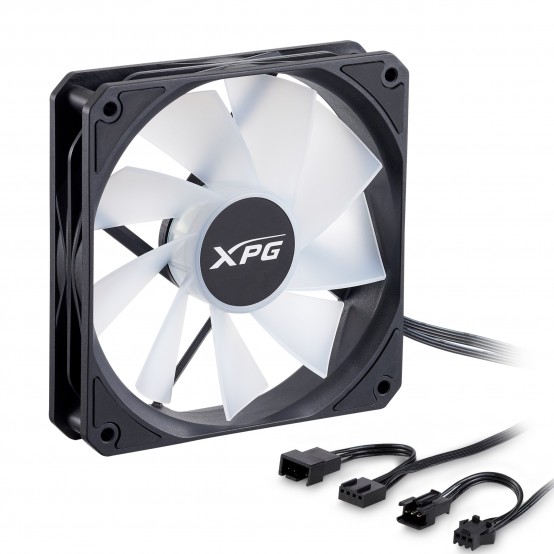 Ventilator XPG Vento R 120 ARGB PWM Black VEXPVENTO120PWMBKRV