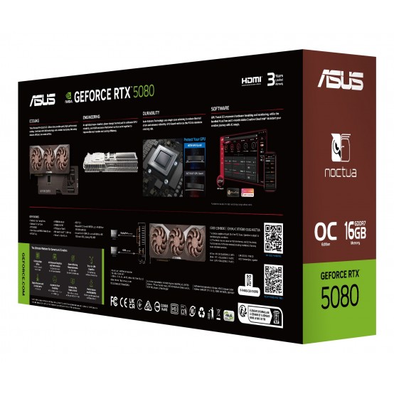 Placa video ASUS RTX5080-O16G-NOCTUA 90YV0M32-M0NA00