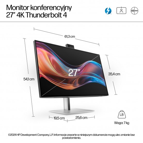 Monitor HP Series 7 Pro 727pm 8K135AAABB