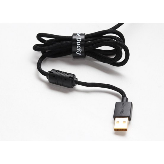 Mouse Ducky White Feather Mouse (Omron D2FC-F-K Microswitch) DMFE20O-OAZPA7V