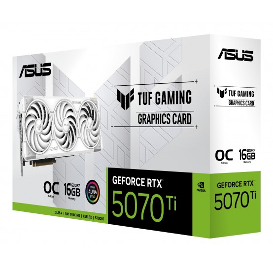 Placa video ASUS TUF-RTX5070TI-O16G-WHITE-GAMING 90YV0MD3-M0NA00
