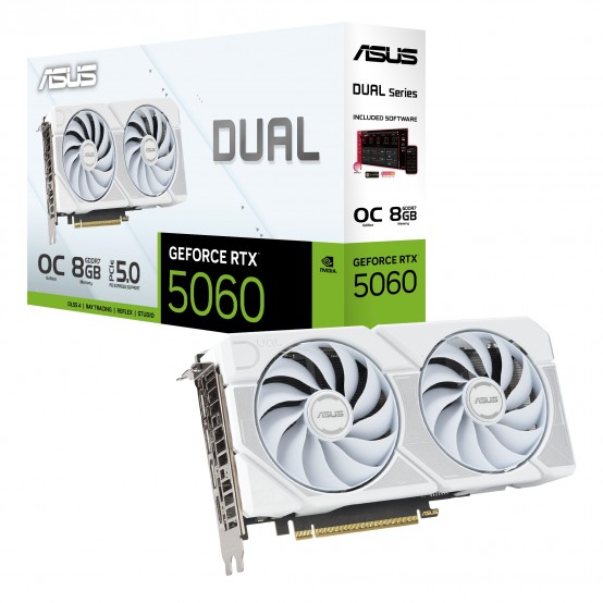 Placa video ASUS DUAL-RTX5060-O8G-WHITE 90YV0N15-M0NA00