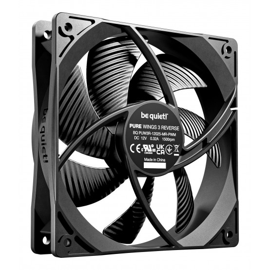 Ventilator be quiet! PURE Wings 3 120mm PWM Reverse 3-Pack BL137