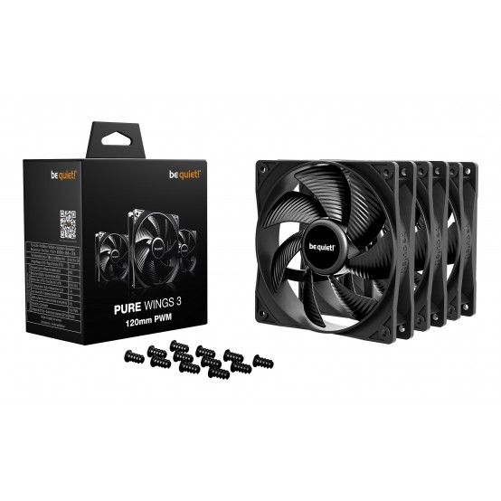 Ventilator be quiet! PURE Wings 3 120mm PWM 3-Pack BL141