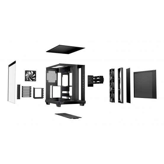 Carcasa be quiet! Light Base 500 Black BGW83