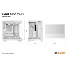 Carcasa be quiet! Light Base 500 LX White BGW86