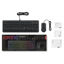 Tastatura Lenovo Legion KM310 RGB Gaming Combo Keyboard and Mouse GX31N91913