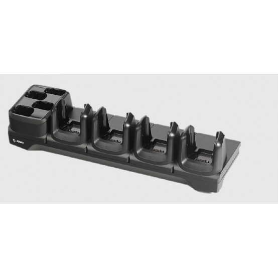 Incarcator Zebra Five-Slot Ethernet charger cradle with spare battery charging CRD-MC33-4SE4BC-01