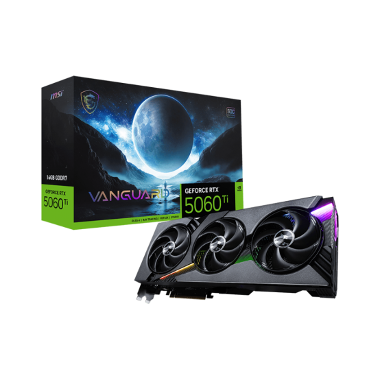 Placa video MSI  GeForce RTX 5060 TI 16G VANGUARD SOC