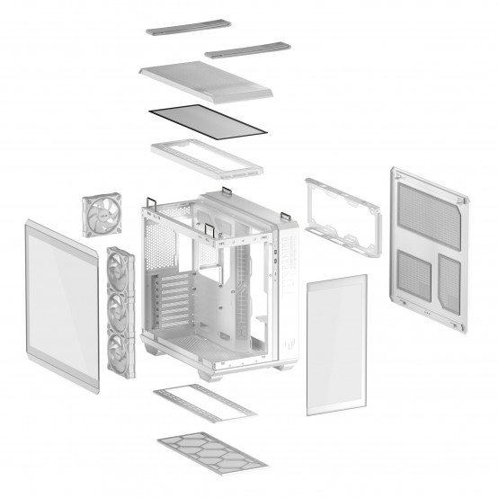 Carcasa ASUS TUF Gaming GT502 Horizon...