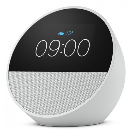 Boxe Amazon Echo Spot (2024 release) Glacier White B0BFCBKXWL