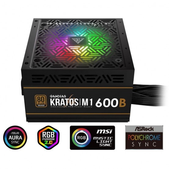 Sursa Gamdias Kratos M1 600W KRATOS-M1-600B