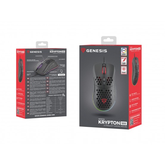 Mouse Natec Krypton 555 Black NMG-1839