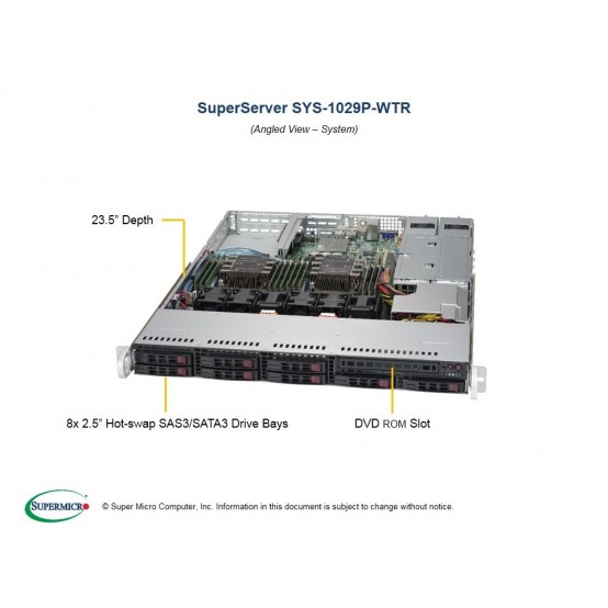 Calculator brand Supermicro SuperServer SYS-1029P-WTR