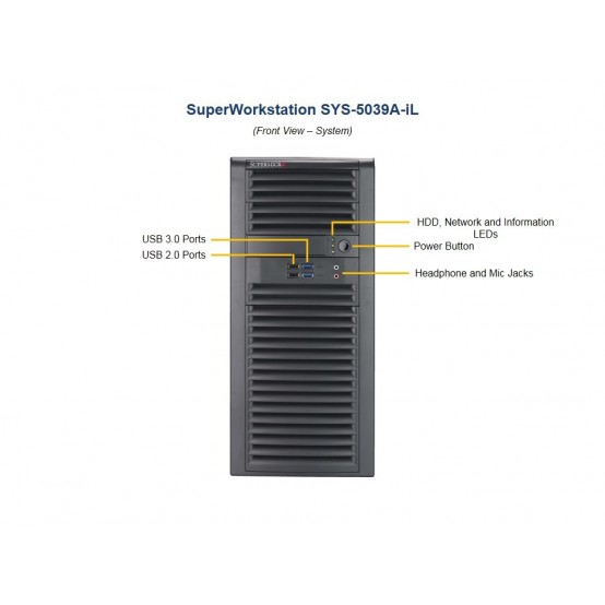 Calculator brand Supermicro SuperWorkstation SYS-5039A-IL