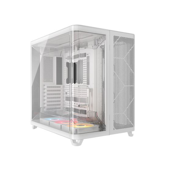 Carcasa Corsair AIR 5400 RS-R ARGB Triple Chamber Mid-Tower PC Case - White CC-9011319-WW