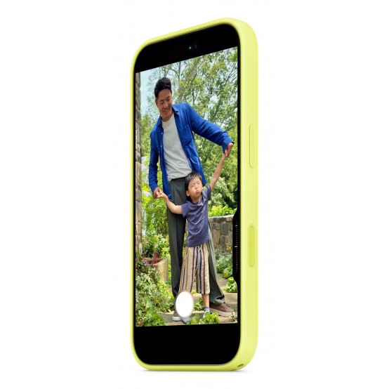 Husa Apple iPhone 17 Silicone Case with MagSafe - Neon Yellow MGEV4ZM/A