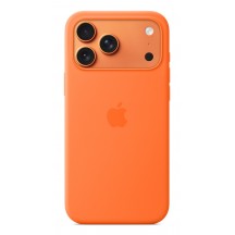 Husa Apple iPhone 17 Pro Max Silicone Case with MagSafe - Orange MGFL4ZM/A