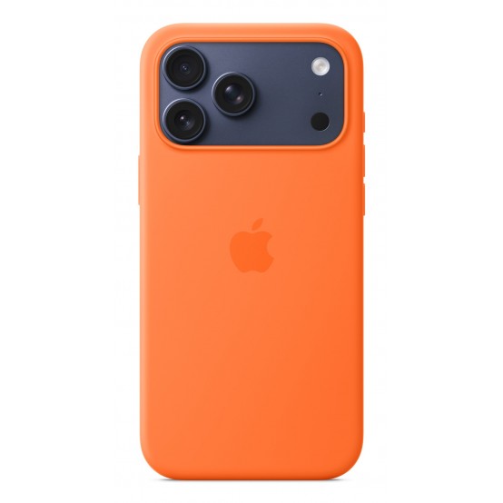 Husa Apple iPhone 17 Pro Max Silicone Case with MagSafe - Orange MGFL4ZM/A