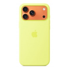 Husa Apple iPhone 17 Pro Max Silicone Case with MagSafe - Neon Yellow MGFM4ZM/A 2