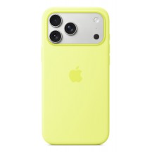 Husa Apple iPhone 17 Pro Max Silicone Case with MagSafe - Neon Yellow MGFM4ZM/A