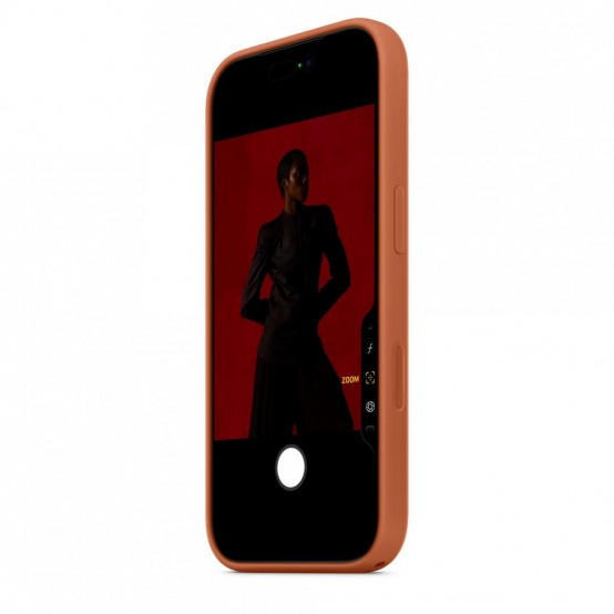 Husa Apple iPhone 17 Pro Max Silicone Case with MagSafe - Terra Cotta MGFQ4ZM/A