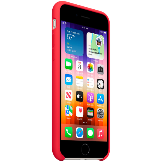 Husa Apple iPhone SE3 Silicone Case - (PRODUCT)RED MN6H3ZM/A