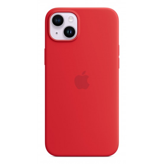 Husa Apple iPhone 14 Plus Silicone Case with MagSafe - (PRODUCT)RED MW513ZM/A