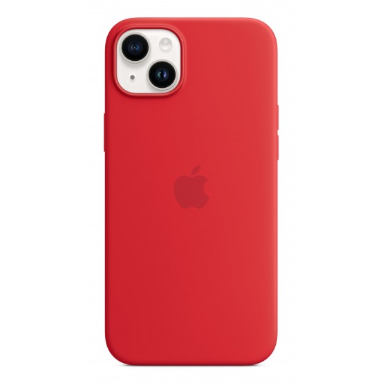 Husa Apple iPhone 14 Plus Silicone Case with MagSafe - (PRODUCT)RED MW513ZM/A