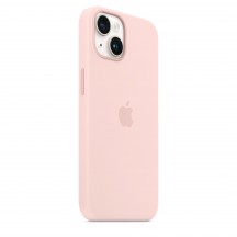 Husa Apple iPhone 14 Silicone Case with MagSafe - Chalk Pink MW5V3ZM/A