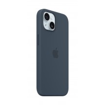 Husa Apple iPhone 15 Silicone Case with MagSafe - Storm Blue MXPF3ZM/A