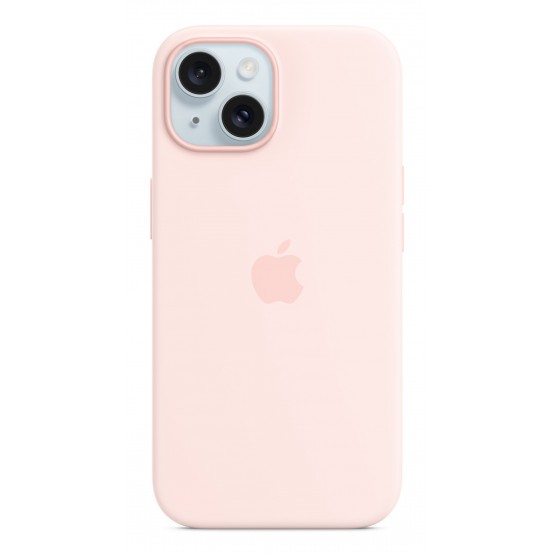 Husa Apple iPhone 15 Silicone Case with MagSafe - Light Pink MXPH3ZM/A