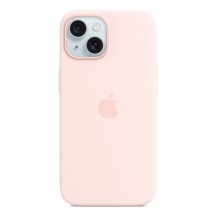 Husa Apple iPhone 15 Silicone Case with MagSafe - Light Pink MXPH3ZM/A