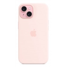 Husa Apple iPhone 15 Silicone Case with MagSafe - Light Pink MXPH3ZM/A 2