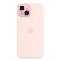 Husa Apple iPhone 15 Silicone Case with MagSafe - Light Pink MXPH3ZM/A