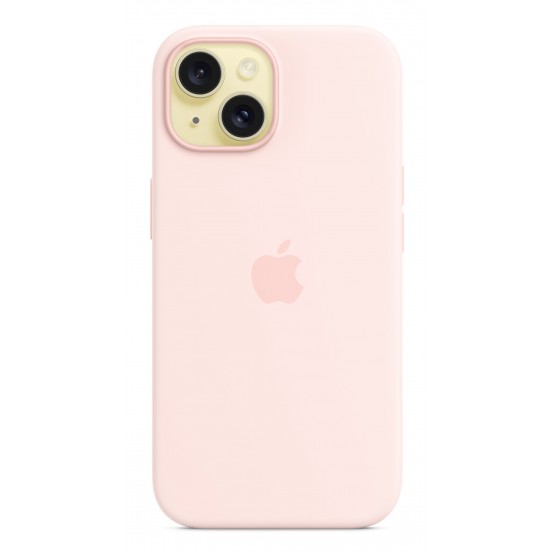 Husa Apple iPhone 15 Silicone Case with MagSafe - Light Pink MXPH3ZM/A