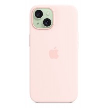Husa Apple iPhone 15 Silicone Case with MagSafe - Light Pink MXPH3ZM/A