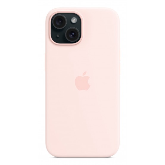 Husa Apple iPhone 15 Silicone Case with MagSafe - Light Pink MXPH3ZM/A
