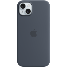 Husa Apple iPhone 15 Plus Silicone Case with MagSafe - Storm Blue MXQT3ZM/A