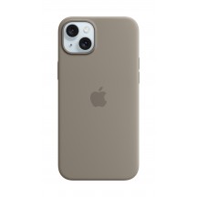Husa Apple iPhone 15 Plus Silicone Case with MagSafe - Clay MXQU3ZM/A