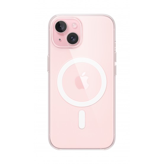 Husa Apple iPhone 15 Clear Case with MagSafe MXRK3ZM/A