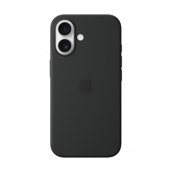 Husa Apple iPhone 16 Silicone Case with MagSafe - Black MYY13ZM/A