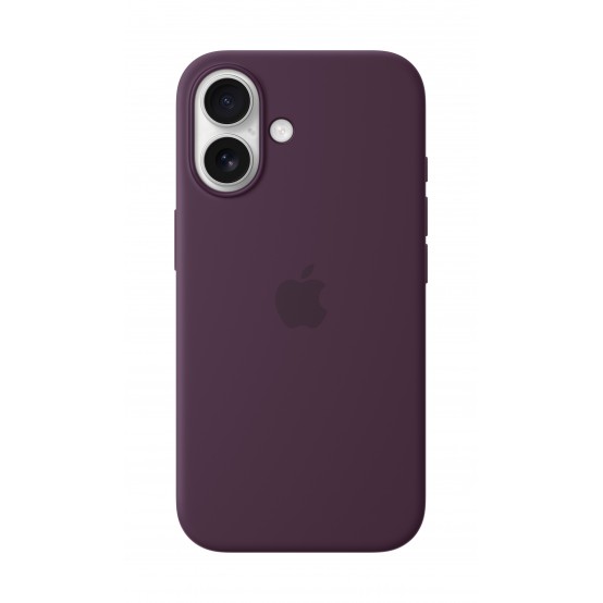Husa Apple iPhone 16 Silicone Case with MagSafe - Plum MYY43ZM/A