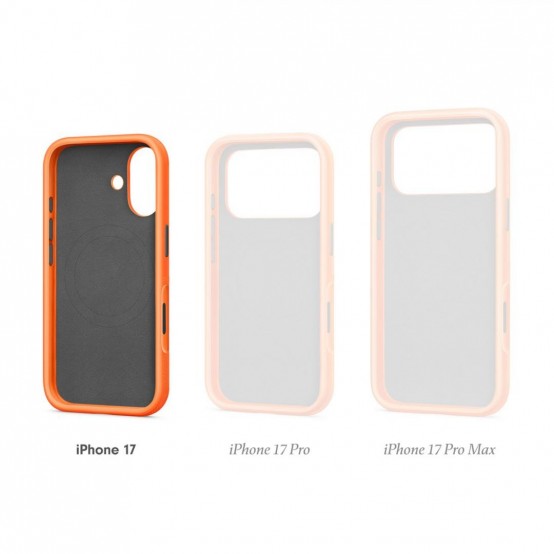Husa Apple Beats iPhone 17 Pro Rugged Case with MagSafe and Camera Control - Sierra Orange MGJQ4LL/A