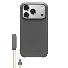 Husa Apple Beats iPhone 17 Pro Kickstand Case with MagSafe and Camera Control - Granite Gray MGY74LL/A