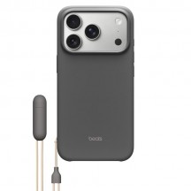 Husa Apple Beats iPhone 17 Pro Kickstand Case with MagSafe and Camera Control - Granite Gray MGY74LL/A