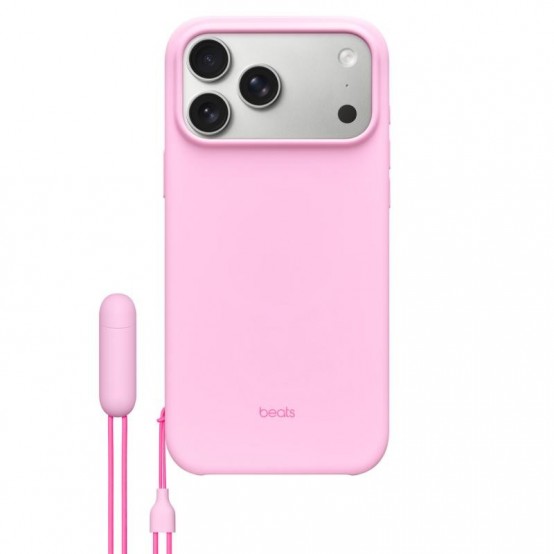 Husa Apple Beats iPhone 17 Pro Max Kickstand Case with MagSafe and Camera Control - Pebble Pink MGYA4LL/A