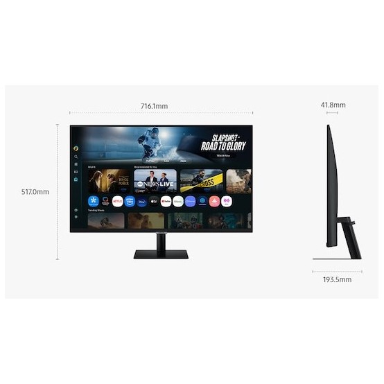 Monitor Samsung Smart M7 LS32FM700UUXDU